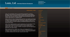 Desktop Screenshot of lentzltd.com