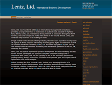Tablet Screenshot of lentzltd.com
